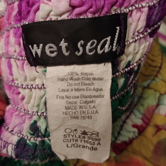 Wet Seal floral mini skirt - Picture 8 of 10